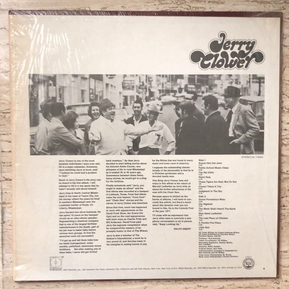 Jerry Clower Mouth Of Mississippi Vinyl Lp '72 - Picture 9 of 9